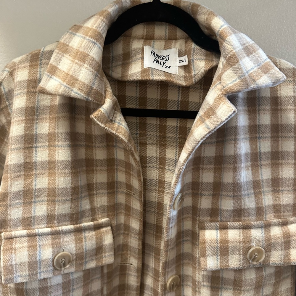 Plaid Fall Shacket Jacket - Picture 8 of 9